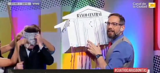 Argentina’s Pro Bitcoin presidential candidate Destroys Central Bank Piñata on National TV