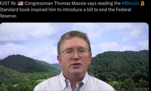 Congressman Thomas Massie Introduces Bill to Abolish the Federal Reserve, Inspired by Bitcoin Standard